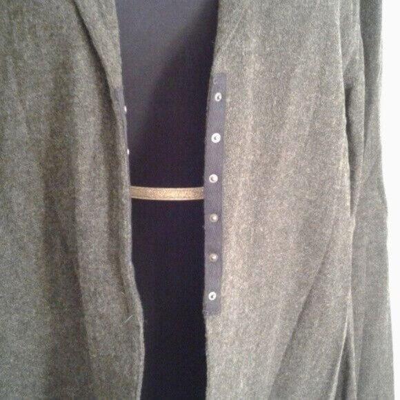 J Jill Size 12 Womens Blazer Jacket Wool Spandex Gray - Picture 6 of 7